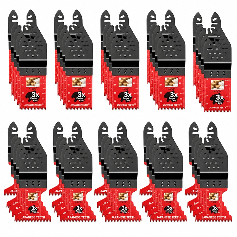 π₯ Cut Faster & Cleaner β Japanese-Tooth Oscillating Saw Blades | Universal Fit, 10β50 Pack πͺ
