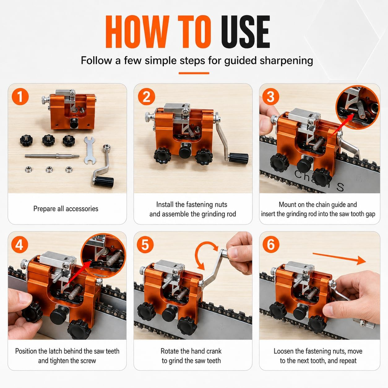 Meet the ultimate pocket-sized chainsaw sharpener engineered
