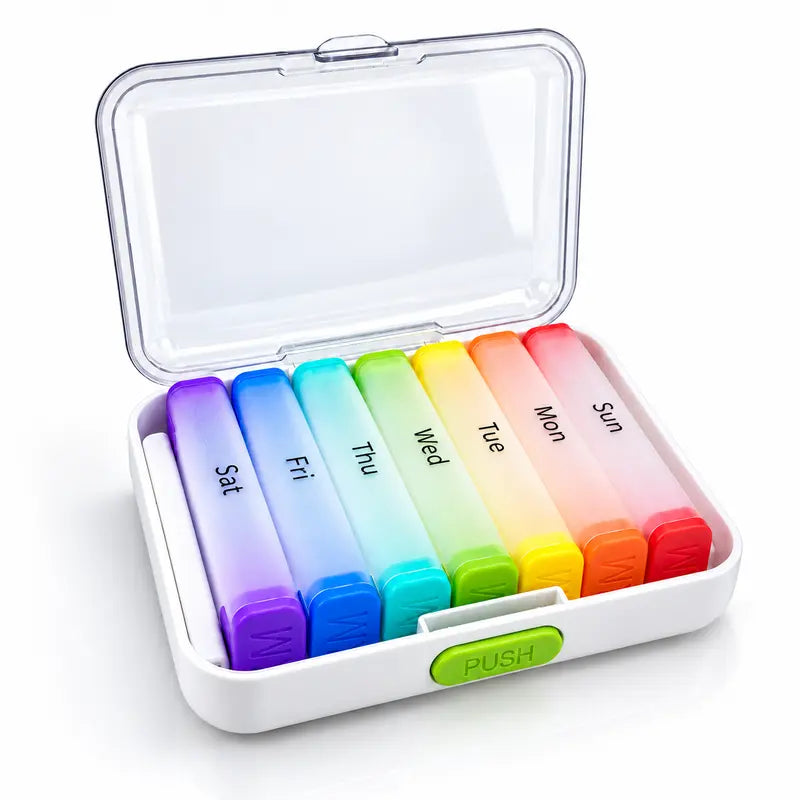 π 7-Day Jumbo Pill Organizer β Large Capacity Vitamin & Supplement Case