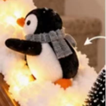 🔥Hot Sale 49% OFF🔥Playful Penguin Snowy Stair Railing Decor