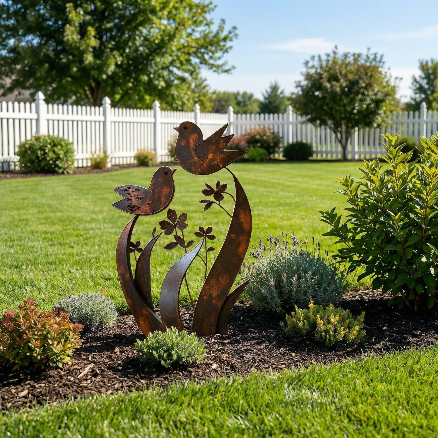 ๐ฆ2026 Mother's Day Gifts 50% Off--๐๐Bird & Wildflower Metal Garden Stake