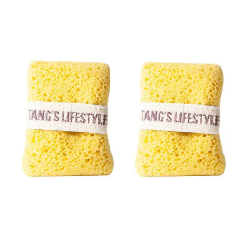 2Pcs Soft Bath Sponge with Soap Pocket, Quick Foaming Shower Scrub Sponge for Smooth Skin & Daily Body Cleaning ๐งผ