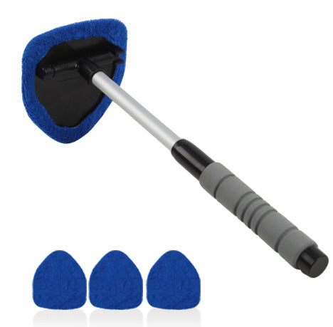 π₯ π₯ π₯ Windshield Cleaning Tool, Microfiber Car Window Cleaner with 4 Reusable and Washable Microfiber Pads and Extendable Handle