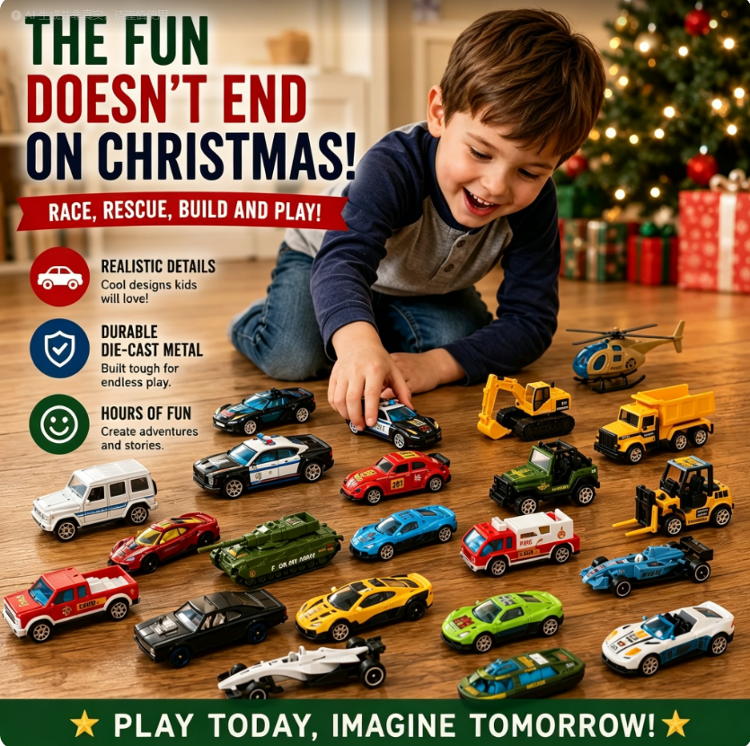 🔥 2026 Christmas Car Advent Calendar – 24 Surprises Before Christmas