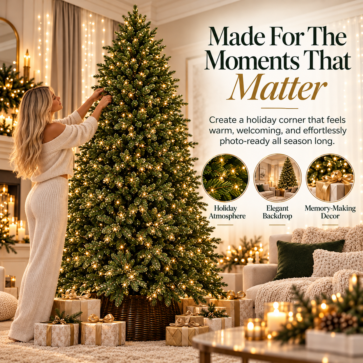 โ๏ธ๐กLED Christmas String Lights โ Warm White or Multicolor Holiday Tree Lights๐
๐