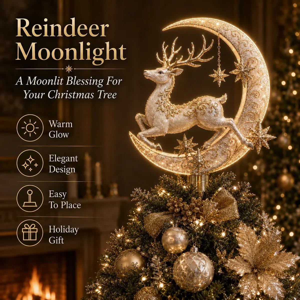 β³ Last Day 49% OFF β π Lighted Memorial Christmas Tree Topper Collection