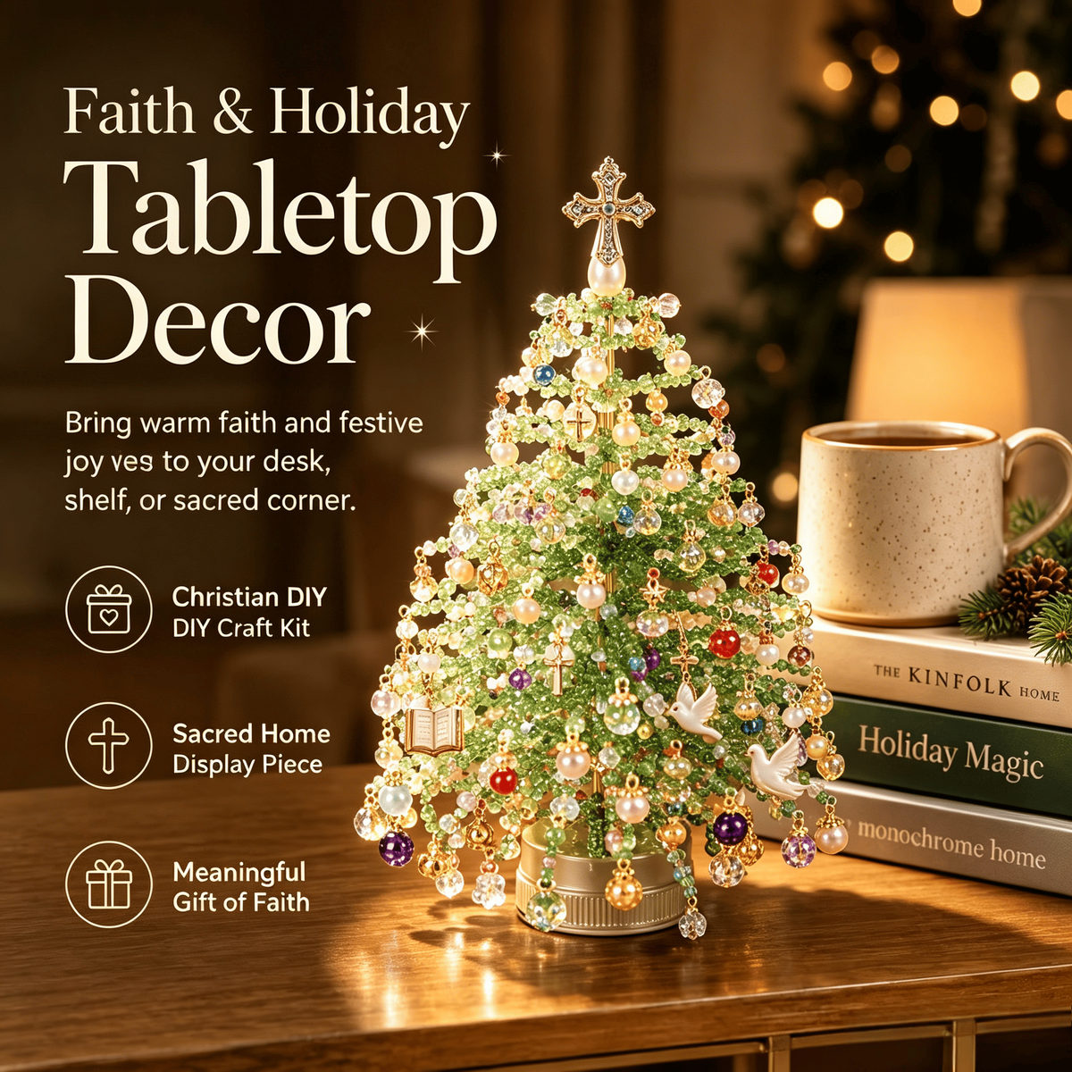 πβ¨ DIY Beaded Christmas Tree Kit β π
Create Your Own Sparkling Holiday Decoration
