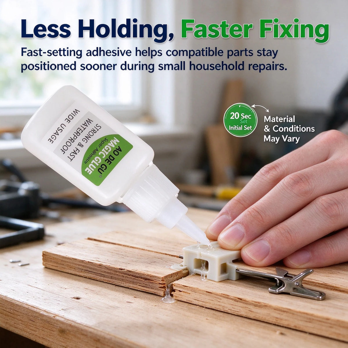 ⚡Fast-drying multi-purpose CA repair adhesive