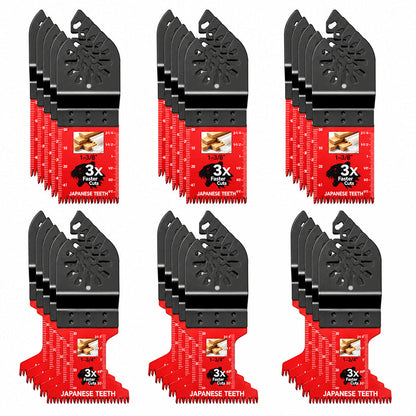🔥 Cut Faster & Cleaner — Japanese-Tooth Oscillating Saw Blades | Universal Fit, 10–50 Pack 🪚
