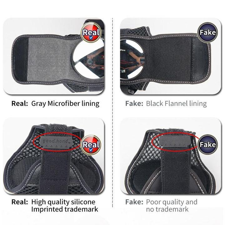 Adjustable Wrist-Mounted Cycling Mirror