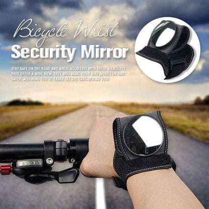Adjustable Wrist-Mounted Cycling Mirror