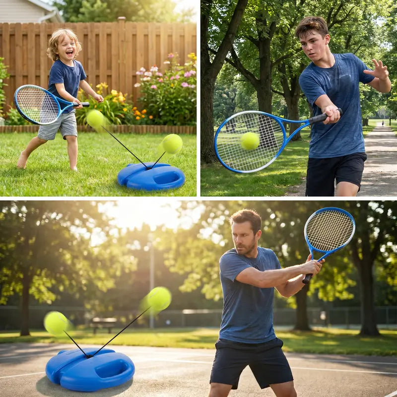Tennis-Trainer Set 2pcs Tennis Bouncing Balls🎾💥