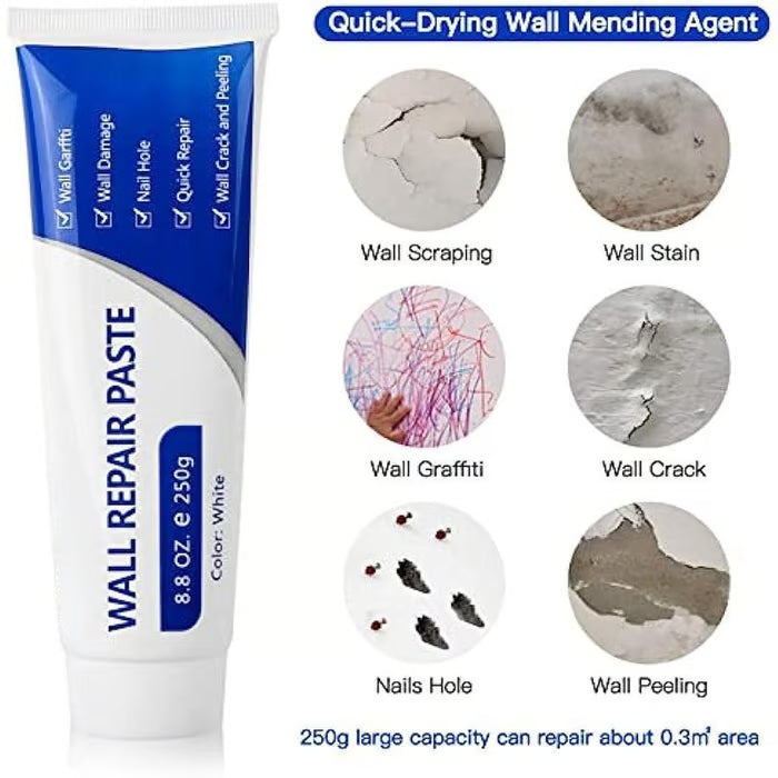 🎁Final 51% OFF🎁Quick, durable✨Drywall Patch Repair Kit- Covers cracks and stains💪