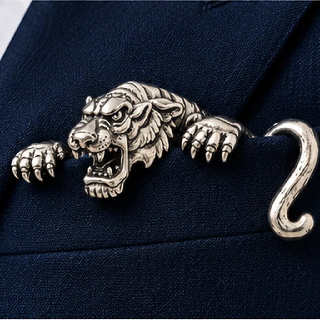 ✨ Luxury Sculpted Animal Brooch – Premium Statement Piece for Men & Women’s Suits & Blazers