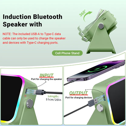 📱PUTARE Wireless Induction Audio Speaker Stand