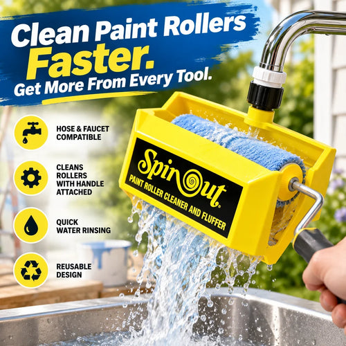 🎁Paint Roller Cleaner with Hose &amp; Faucet Adapter