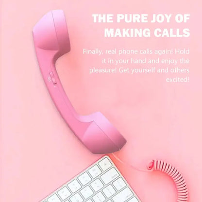 Retro telephone handset with Type-C interface