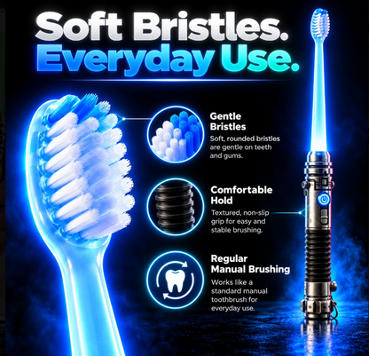 🔥🪥LED Glow Toothbrush – Make Brushing Fun Again ✨