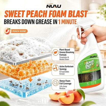 Heavy duty degreaser-Range Hood Cleaner Spray, Heavy Duty Kitchen Grease Remover for Hood Filters🧽