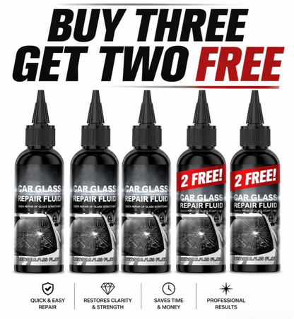 Fast-Acting Windshield Crack & Chip Repair Kit