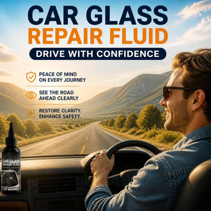 Fast-Acting Windshield Crack & Chip Repair Kit