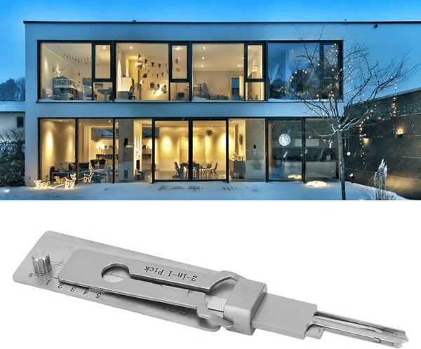 ⚡SS001 Pro Locksmith Tool Set — Stainless Steel, Precision Decoder & Pick