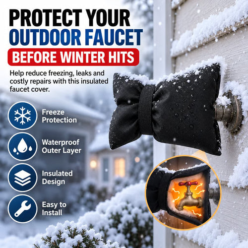 🔥Black Friday Deal❄️ Outdoor Faucet Cover | Winter Freeze Protection Insulated Spigot Protector