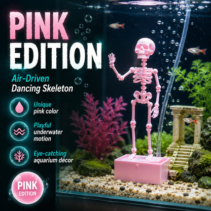 Air-Driven Dancing Skeleton Aquarium Ornament