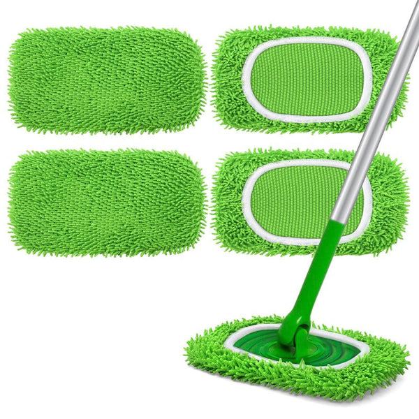 Washable Microfiber Mop Pads [Pack of 4]