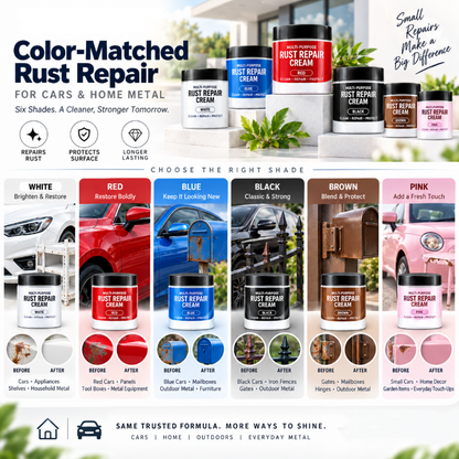 Multi-Purpose Rust Repair Cream for Cars & Household Metal