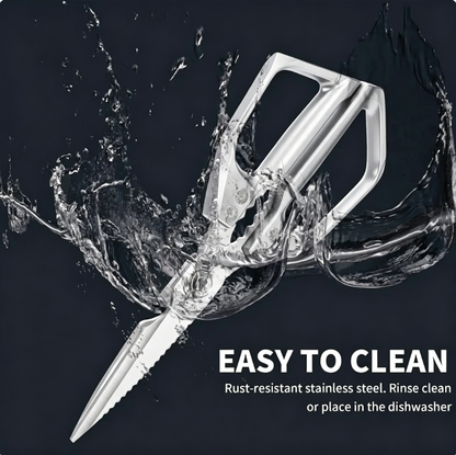 ✂️ Premium Japanese Steel Kitchen Shears 🧑‍🍳 Multi‑Purpose Heavy‑Duty Scissors For Meat, Fish & Fresh Herbs