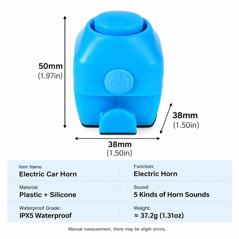 🚴 130dB Loud Electronic Bike Horn – Ride Safer Anywhere