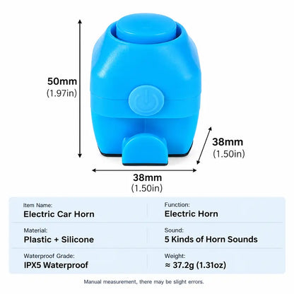 🚴 130dB Loud Electronic Bike Horn – Ride Safer Anywhere