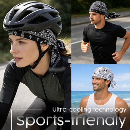 🔥Half Price Now🔥Outdoor Paisley Cooling Headscarf Cap