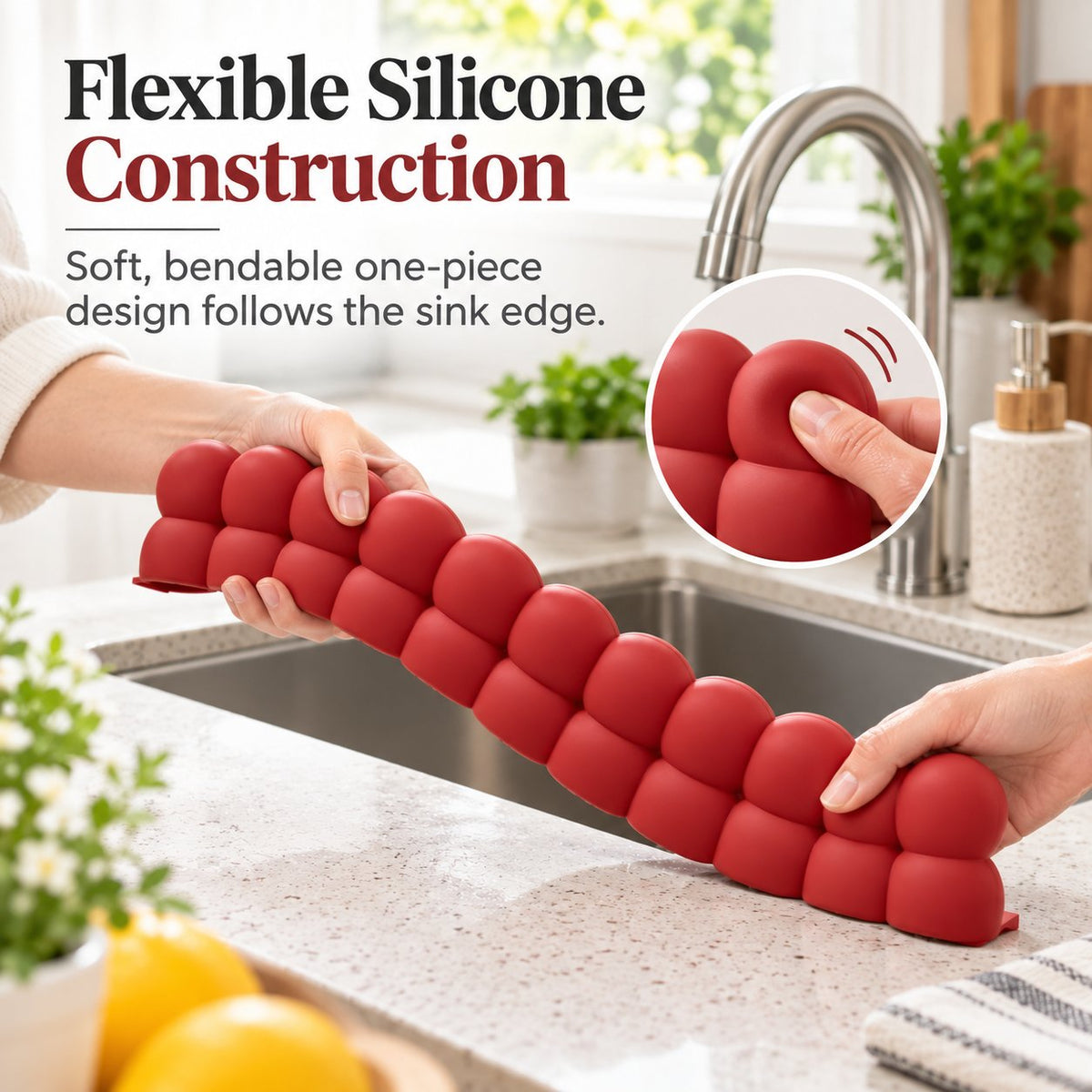 Silicone Sink Splash Guard