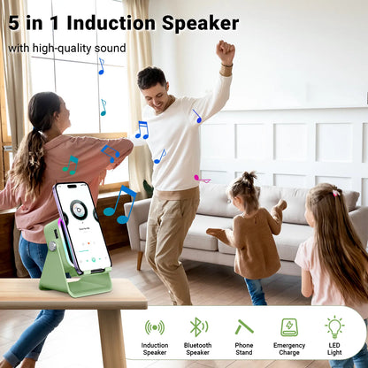 📱PUTARE Wireless Induction Audio Speaker Stand