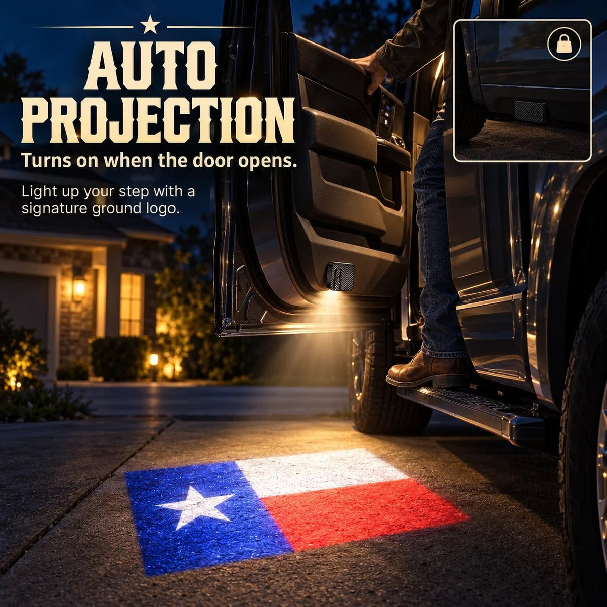 ✨Smart Auto-Activate Car Door Shadow Lamp  Ideal for Vehicle Mod & Night Entry Styling