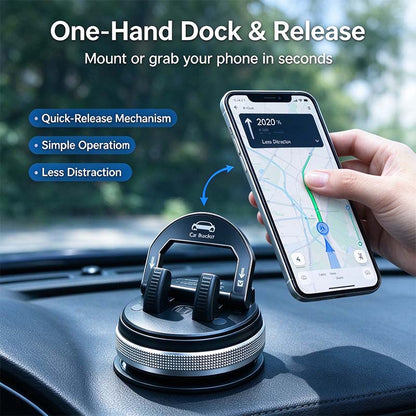 Car Phone Holder 360 Degree Rotation, Suitable for Car Navigation In-Car Dashboard 📱