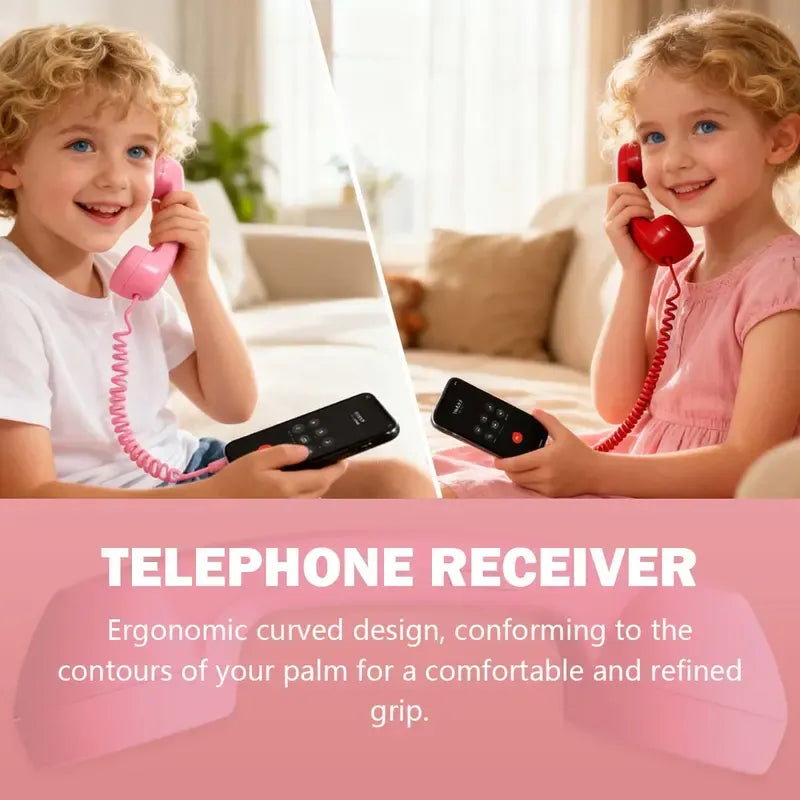 Retro telephone handset with Type-C interface