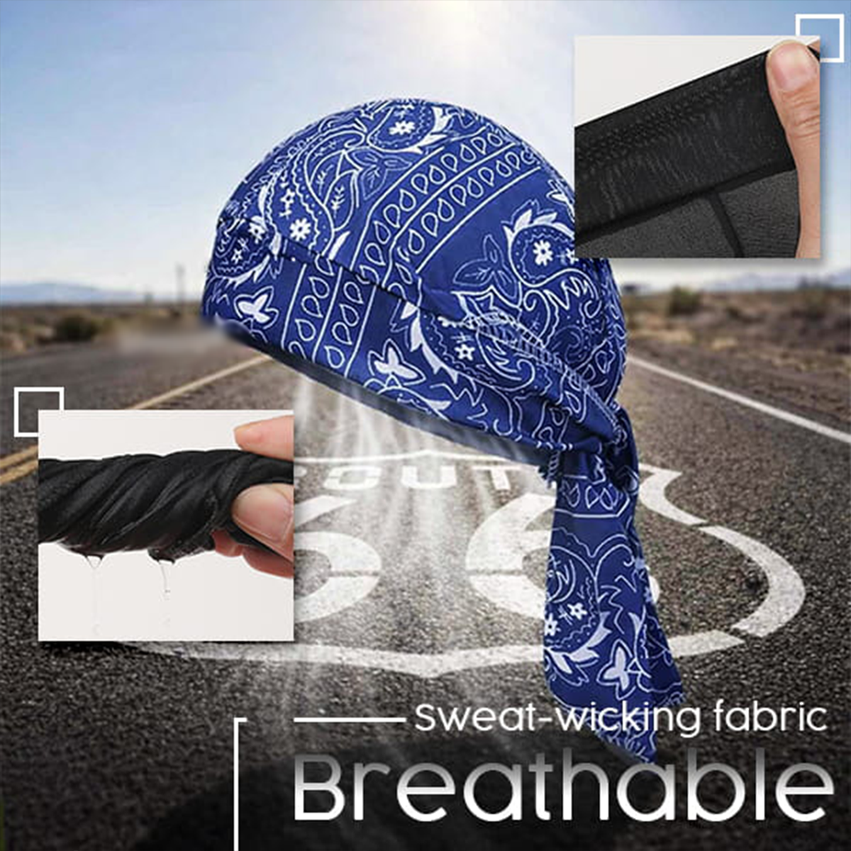 🔥Half Price Now🔥Outdoor Paisley Cooling Headscarf Cap