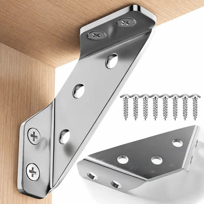 Stainless Steel Corner Brace, 90°Right AngleSupport Bracket