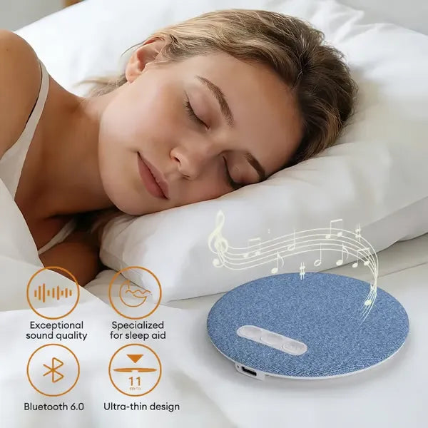 🔥🔥  S1 Ultra-Thin Bluetooth Pillow Speaker with Bluetooth 6.0 - Bone Conduction Technology