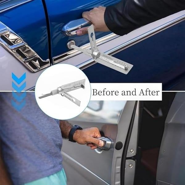 ⚡SS001 Pro Locksmith Tool Set — Stainless Steel, Precision Decoder & Pick