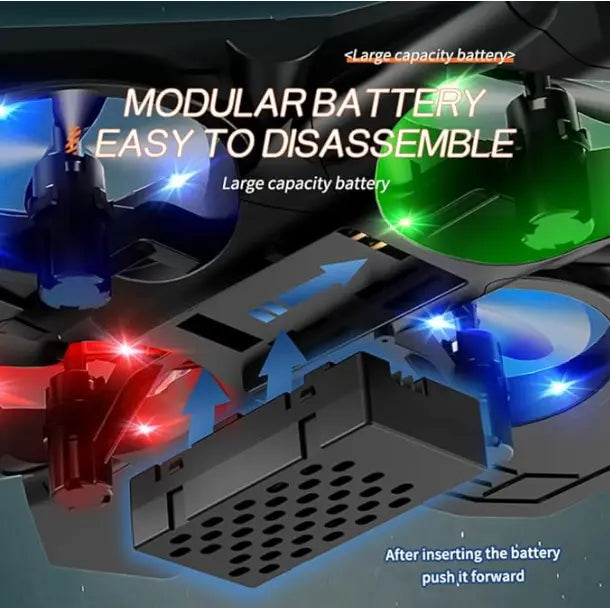 2.4G Remote Control Stunt Fighter Plane, Beginner Friendly RC Drone Aircraft With Headless Mode✈️