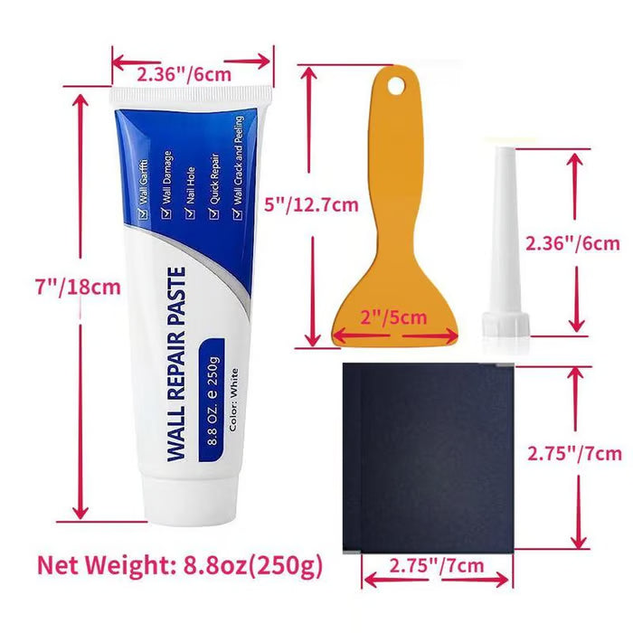 🎁Final 51% OFF🎁Quick, durable✨Drywall Patch Repair Kit- Covers cracks and stains💪