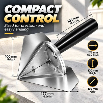 🏠 Corner Finishing Trowel – Stainless Steel Plaster & Putty Tool for Interior Wall Corners