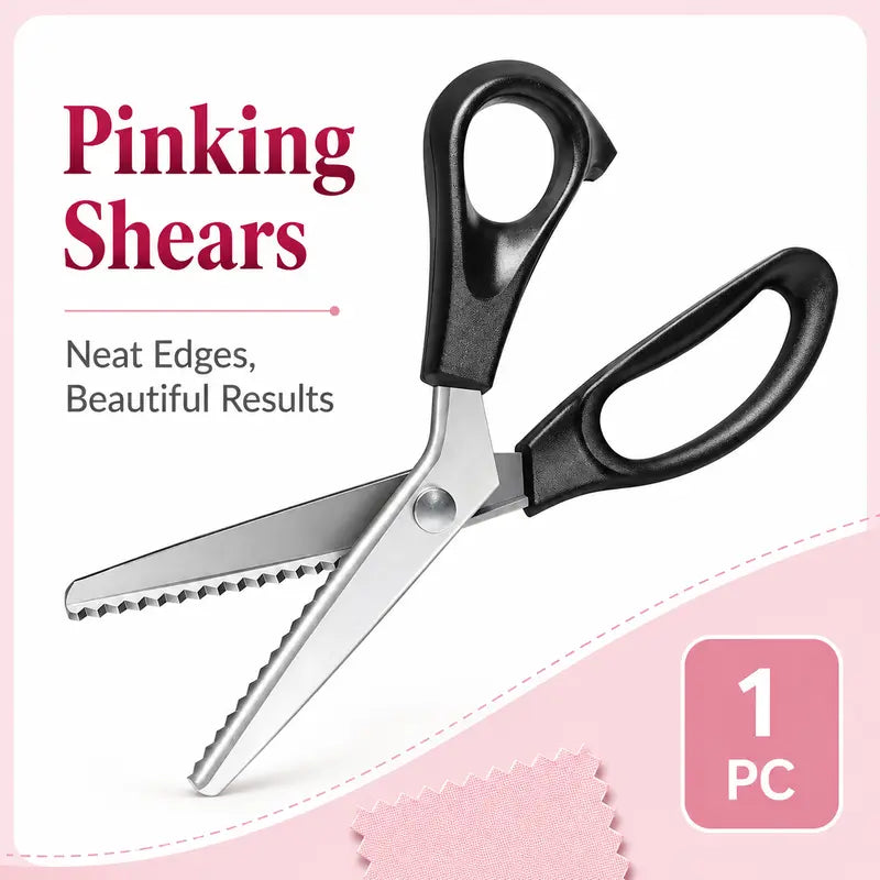Stainless Steel Zig Zag Scissors with Serrated Teeth - Perfect for DIY Crafts✂️