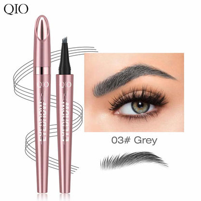 Waterproof Micro‑Fork Eyebrow Pencil, Long‑Lasting Brow Pen 💧✨