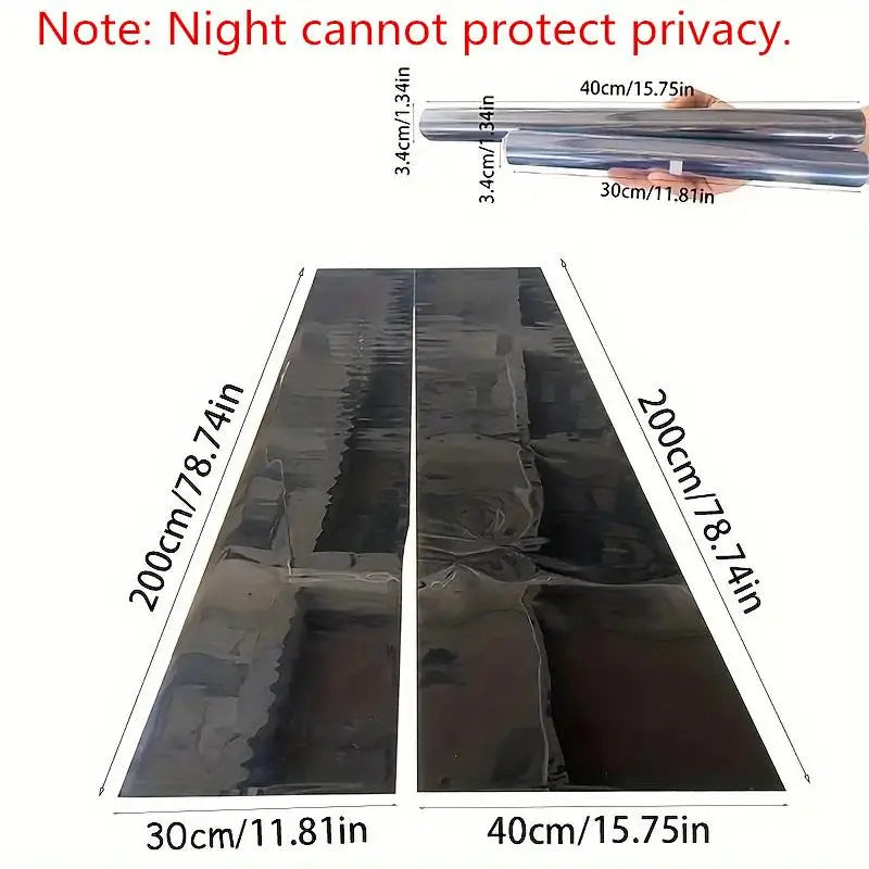 Anti-Peeping One-Way Window Film, Sun Block Privacy Sticker🏠