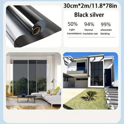 Anti-Peeping One-Way Window Film, Sun Block Privacy Sticker🏠